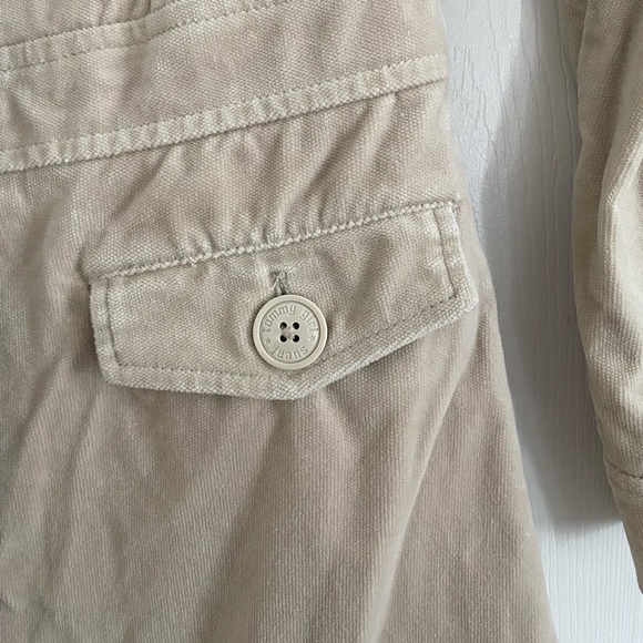 Tommy Girl Jeans Long Beige Coat - Picture 3 of 7